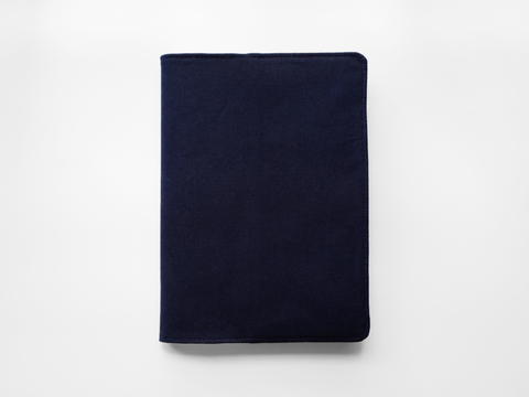 A5 Fabric Cover - Dark Blue